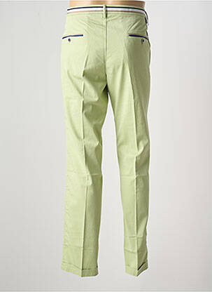 Pantalon chino țesătură poplin talie joasă verde MASON'S bărbat