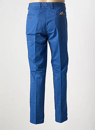 Pantalon chino imprimeu imprimeu prinț de wales mărime normală albastru MANUEL RITZ bărbat
