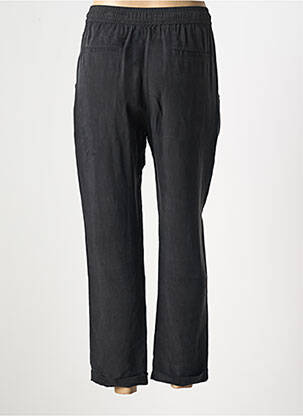Pantalon drept țesătură poplin mărime normală negru HUGO BOSS femeie