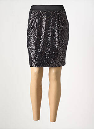 Fustă midi elasticitate negru HUGO BOSS femeie