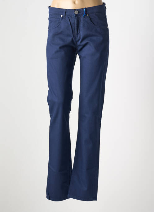 Pantalon drept albastru VERSACE JEANS COUTURE femeie