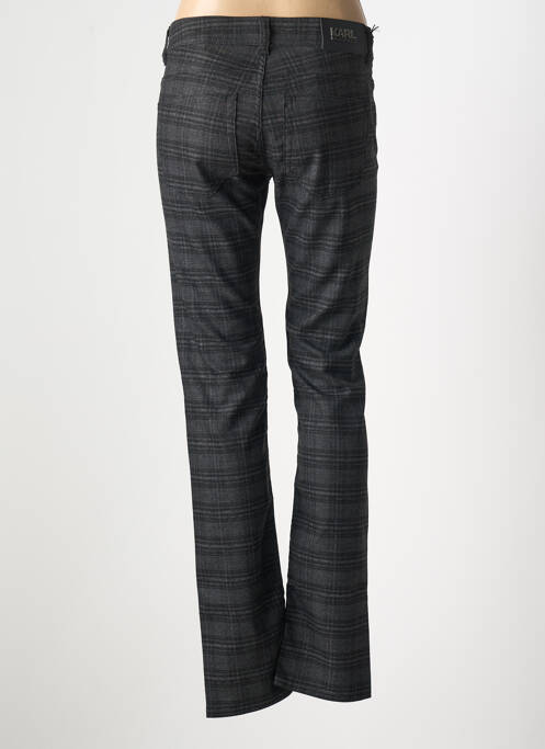 Pantalon drept negru KARL LAGERFELD femeie