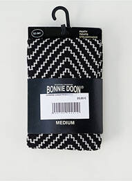 Colanți imprimeu fantezie negru BONNIE DOON femme