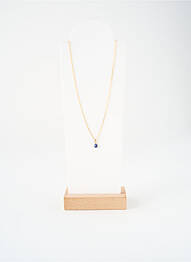 Colier ornament piatră albastru NILAI femme