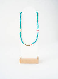 Colier ornament piatră albastru NILAI femeie