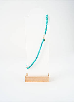 Colier ornament piatră albastru NILAI femeie