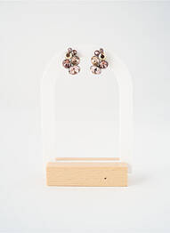 Cercei ornament oxid de zirconiu roz KONPLOTT femeie