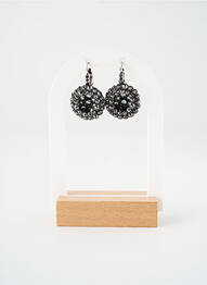 Cercei ornament oxid de zirconiu negru KONPLOTT femeie
