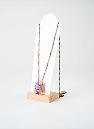 Colier ornament oxid de zirconiu violet KONPLOTT femeie