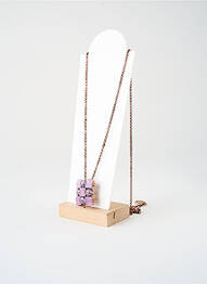 Colier ornament oxid de zirconiu violet KONPLOTT femme