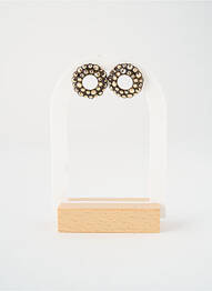 Cercei ornament oxid de zirconiu maro KONPLOTT femme
