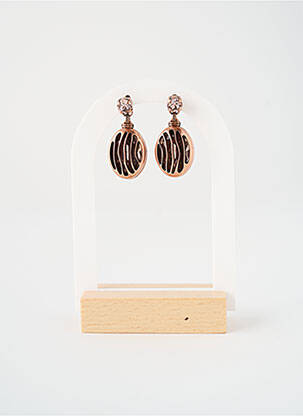 Cercei ornament oxid de zirconiu roz KONPLOTT femeie