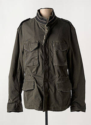 Parka mâneci lungi fără glugă verde MASON'S femeie