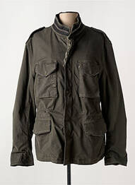 Parka mâneci lungi fără glugă verde MASON'S femme