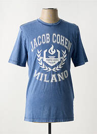 Tricou croială cambrată mâneci scurte albastru JACOB COHEN homme
