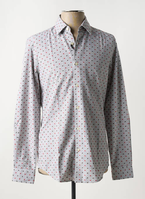 Cămașă cu mâneci lungi gri HUGO BOSS bărbat