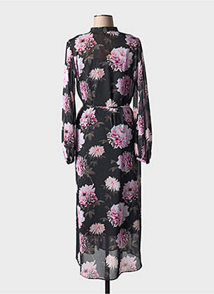 Rochie lungă mâneci lungi mâneci lungi negru HUGO BOSS femeie