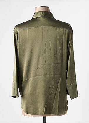Cămașă închidere cu nasturi pe față mâneci 3/4 verde HER SHIRT femeie