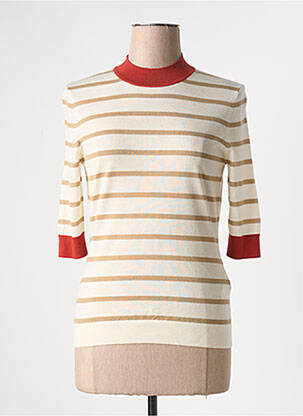 Pulover bej HUGO BOSS femeie