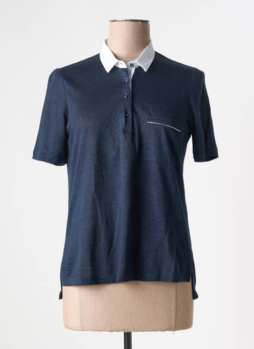 Polo albastru GRAN SASSO femeie