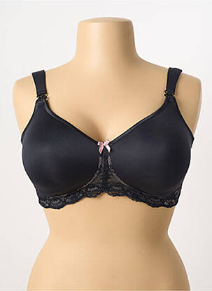 Lenjerie maternitate efect material satinat negru ANITA femeie