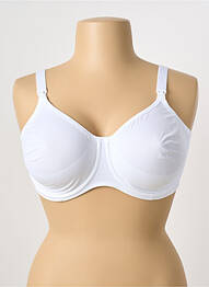 Lenjerie maternitate efect material satinat alb ANITA femme