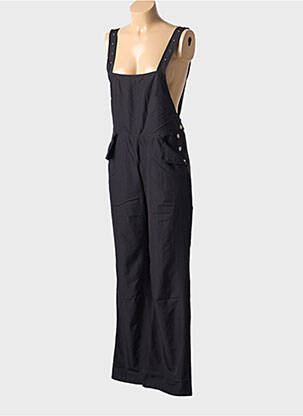 Salopetă-pantalon fără mâneci fără mâneci negru ARELINE femeie