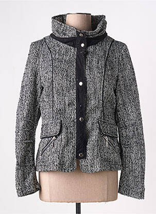 Jachete casual croială dreaptă negru ARELINE femeie