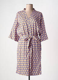 Halat de baie elasticitate violet SENORETTA femme