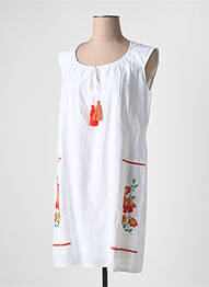 Rochie scurtă fără mâneci fără mâneci alb SENORETTA femme