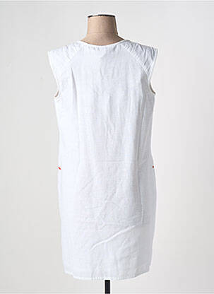 Rochie scurtă fără mâneci fără mâneci alb SENORETTA femeie