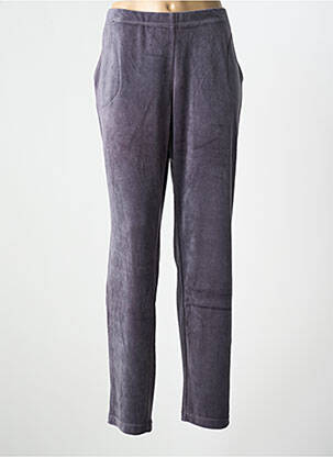 Pantalon drept talie elastică mărime normală gri TAUBERT femeie