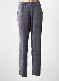 Pantalon drept talie elastică mărime normală gri TAUBERT femeie