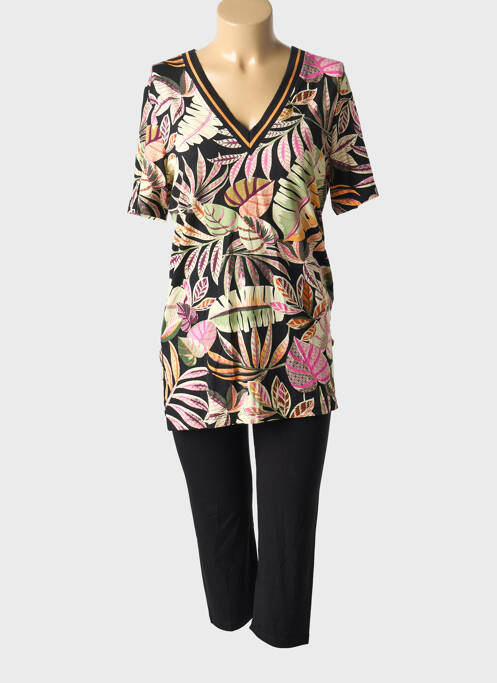 Pijama negru CHERIE LINE femeie