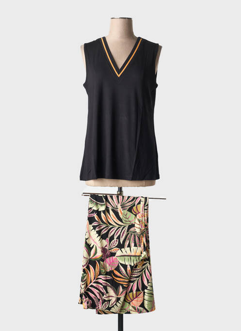 Pijama negru CHERIE LINE femeie