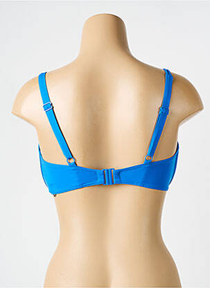 Sutien de costum de baie elasticitate sutien balconet cu decolteu înalt albastru EMPREINTE femeie
