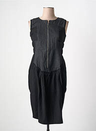 Rochie midi fără mâneci fără mâneci negru ARELINE femme