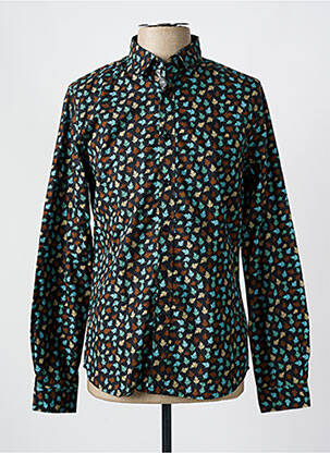 Cămașă cu mâneci lungi negru LE TEMPS DES CERISES bărbat