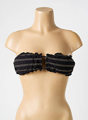 Sutien de costum de baie elasticitate top bentiță negru SUN PLAYA femeie