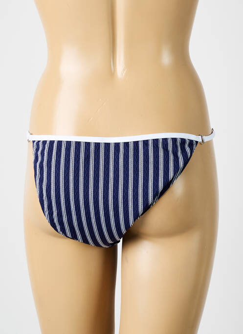 Chiloți de baie imprimeu dungi bikini albastru SUN PLAYA femme
