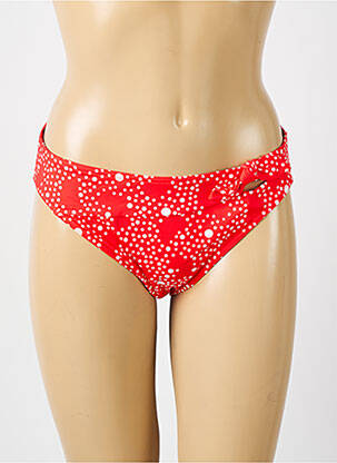 Chiloți de baie roșu HUIT femeie