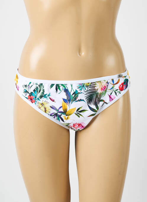 Chiloți de baie alb SUN PLAYA femeie