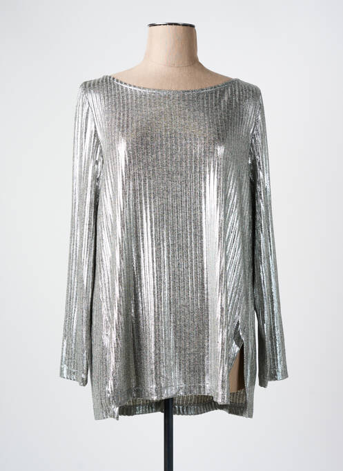 Top argintiu AN II VITO femeie