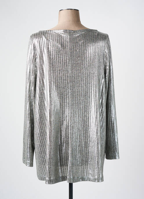 Top argintiu AN II VITO femeie