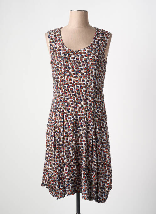 Rochie midi maro ARELINE femeie