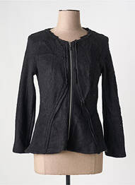 Jachete casual guler rotund negru ARELINE femme