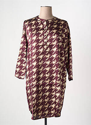 Rochie scurtă mâneci lungi mâneci lungi violet ARELINE femeie