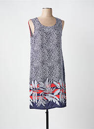 Rochie midi fără mâneci fără mâneci albastru MASSANA femeie