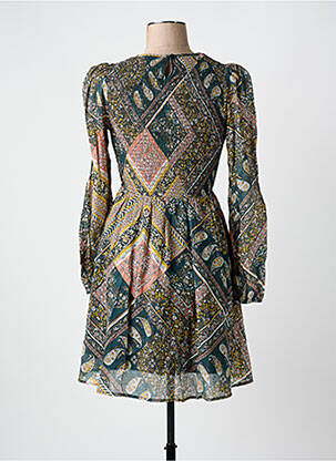 Rochie scurtă mâneci lungi mâneci lungi verde MOLLY BRACKEN femeie