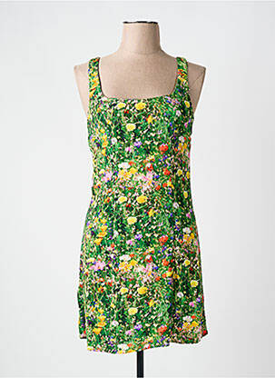 Rochie scurtă verde DESIGUAL femeie